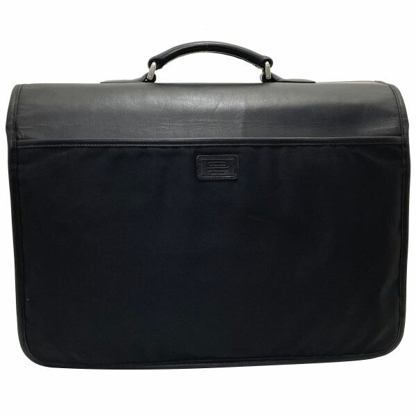 コーチ ブリーフケース ナイロン レザー 革 ブラック 黒 5113 COACH ビジネスバッグ ハンドバッグ 書類バッグ お仕事バッグ 手提げ バック カバン 鞄 メンズ 男性 紳士 通勤 通学