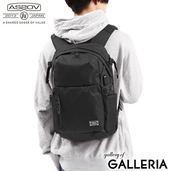 正規品1年保証 アッソブ リュック AS2OV CORDURA DOBBY 305D EXPANSION DAYPACK リュックサック デイパック A4 24L～28L PC収納 061421 BLACK