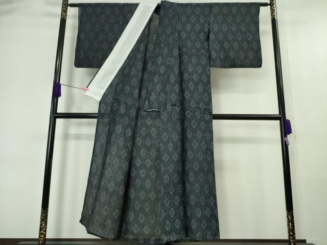 平和屋本店■極上　夏物　重要無形文化財　本場宮古上布　苧麻　菱文　逸品　DZAA8651kh5 平和屋本店□極上 夏物 重要無形文化財 本場宮古上布 苧麻 菱文 逸品