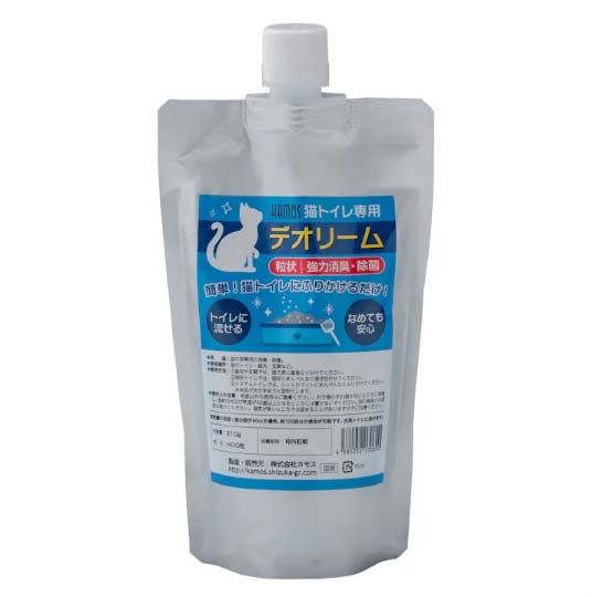 同梱不可 50個セット カモス バクテレスバクテレスデオリーム舐めても安心な消臭除菌粒猫尿 210g