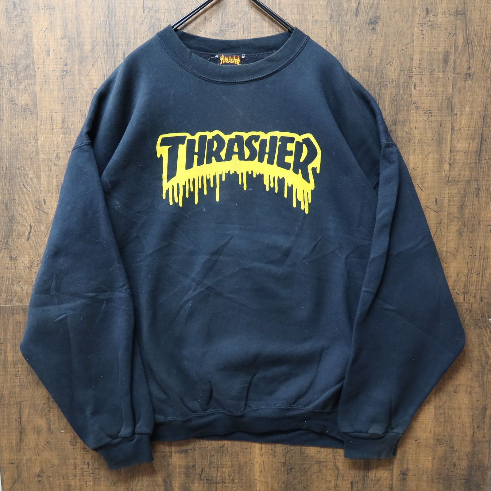 90s 希少アイテム☆THRASHER スラッシャー LS スウェット バターロゴ SIZE L - メルカリ