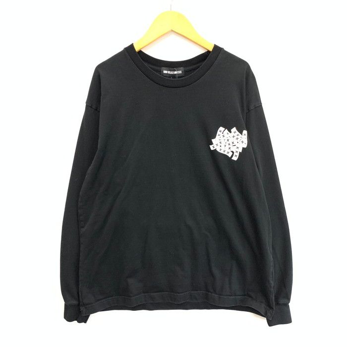GOD SELECTION XXX TAPE LOGO LONG SLEEVE TEE 袖Tシャツ カットソー トップス ブランド 古着 142-250524-gm-26-fuz