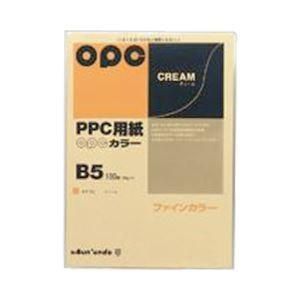（まとめ） 文運堂 ファインカラーPPC B5判 カラー322 クリーム 100枚入 〔×10セット〕
