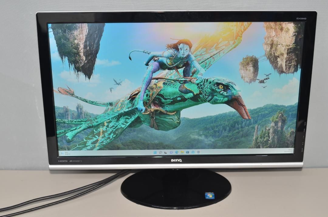 中古良品 BENQ E2420HD 24インチ液晶ディスプレイモニター 確認済