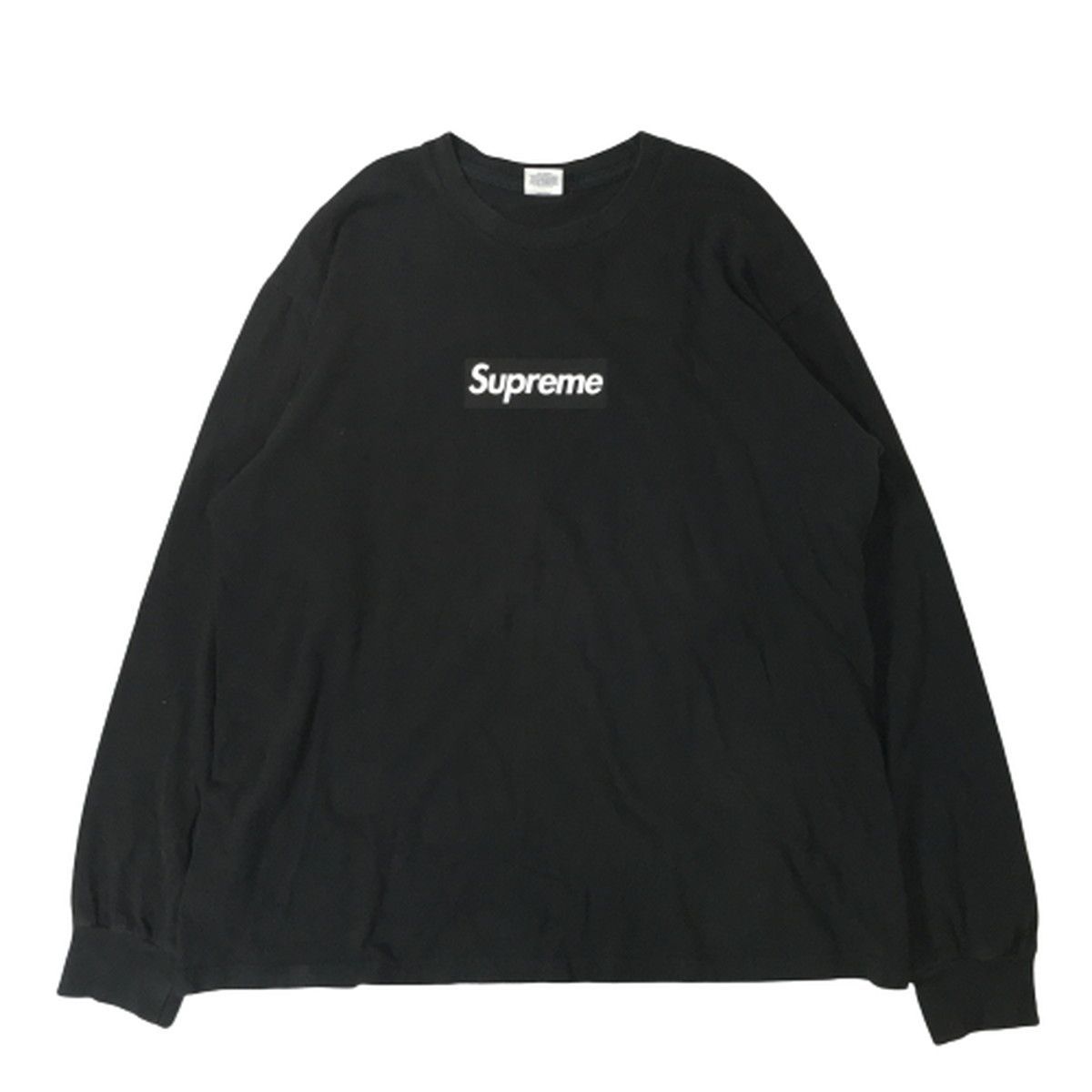 Supreme シュプリーム Box Logo L/S Tee 20AW ロング Tシャツ ロンT ボックスロゴ ブラック 黒 長袖 L  宅急便かクリックポスト