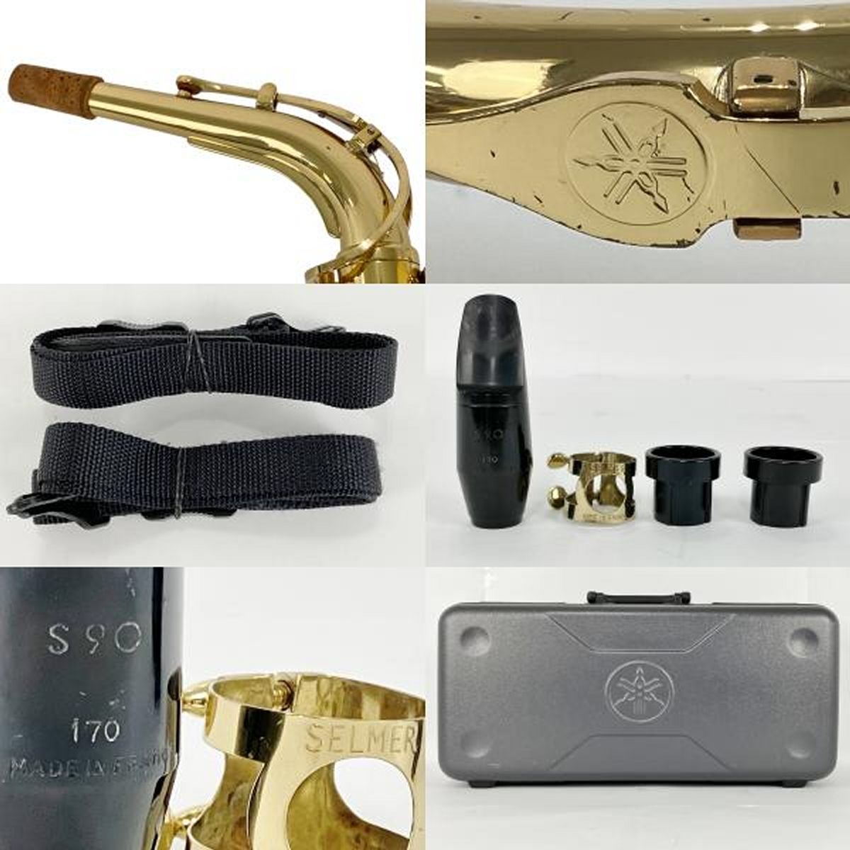 賀茂　ヤマハ　アルトサックス　ハードケース　マウスピース　リード　美品！ YAMAHA YAS-275 アルト サックス SELMER S90 170 マウスピース