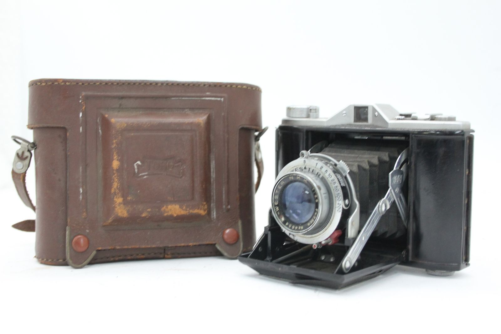 訳あり品】 NKK WESTER SIX S-WESTER NKK 7.5cm F3.5 ケース付き