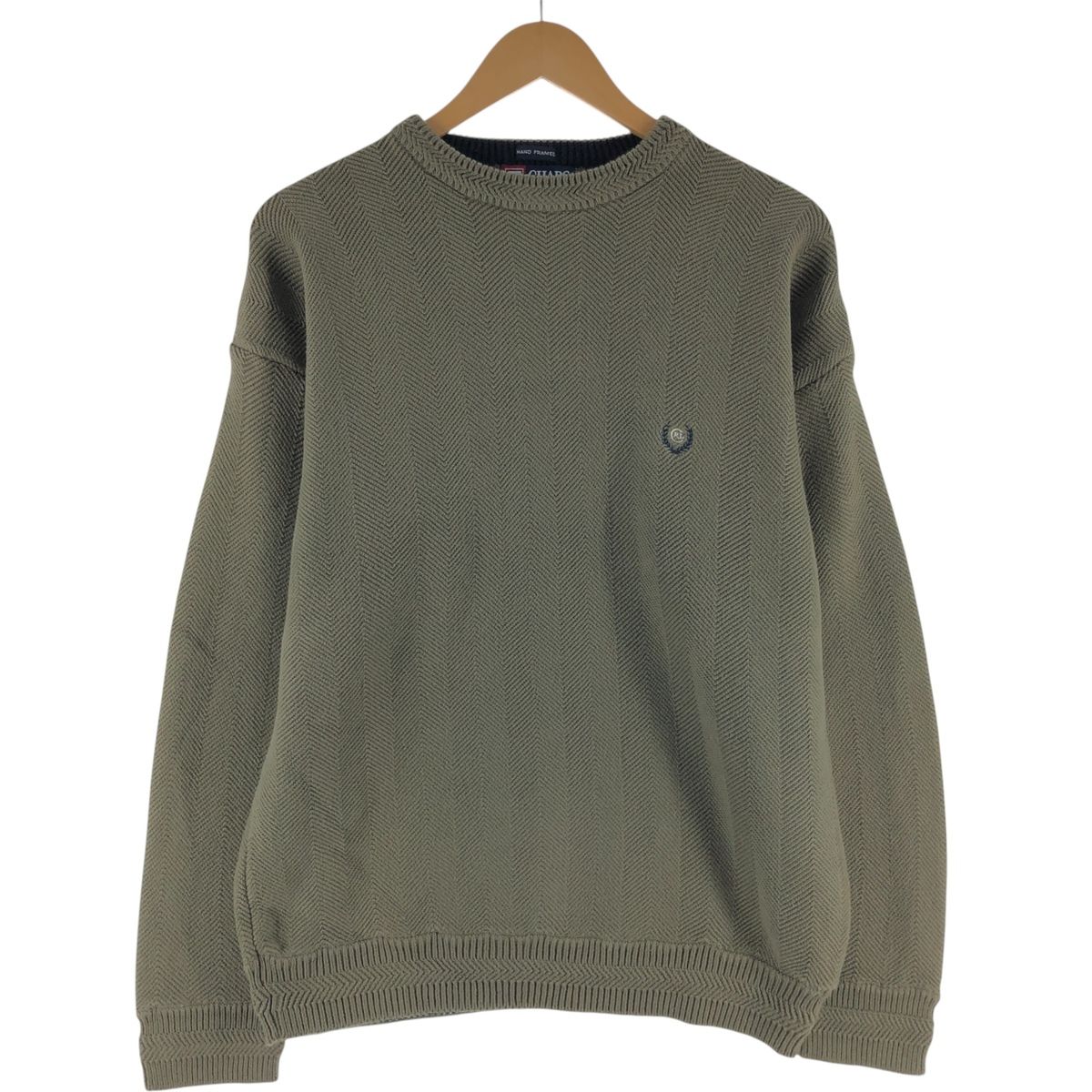90s【CHAPS】 チャップス　ビッグシルエット　 コットンニットセーター 90s【CHAPS】 チャップス ビッグシルエット コットンニット