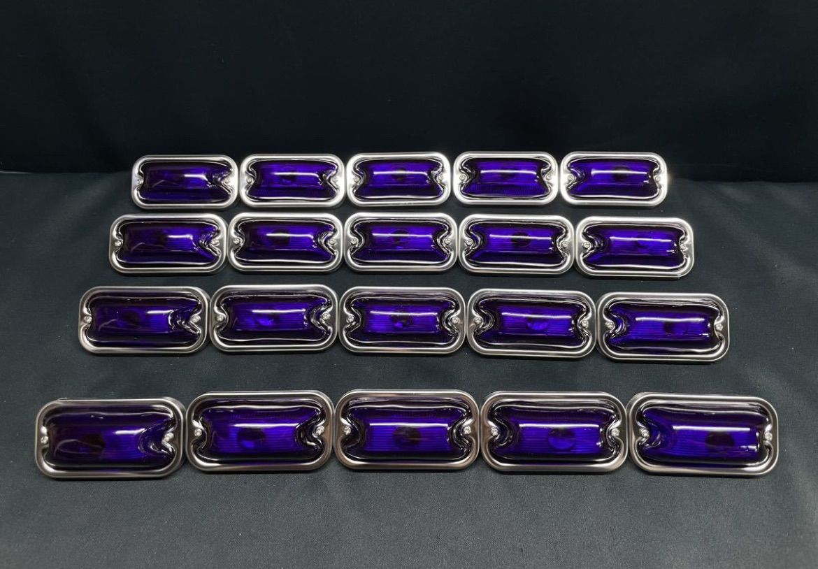 S-80DXST 角マーカーランプ 橙 ステンレス製 前開き式 電球式