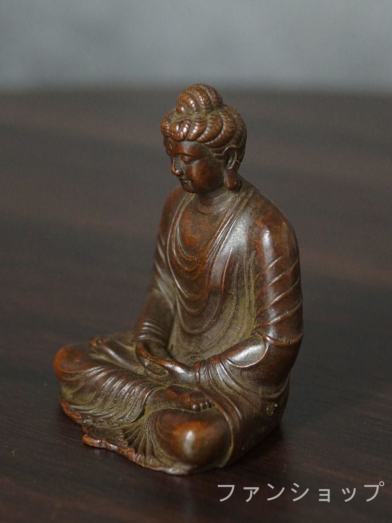 鉄器 鉄仏 釈迦牟尼坐像 工芸品 美術品 置物