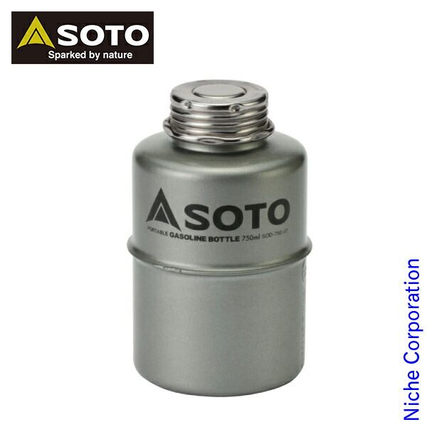 【新品】 SOTO ポータブルガソリンボトル 750ml SOD-750-07 アウトドア バーナー キャンプ