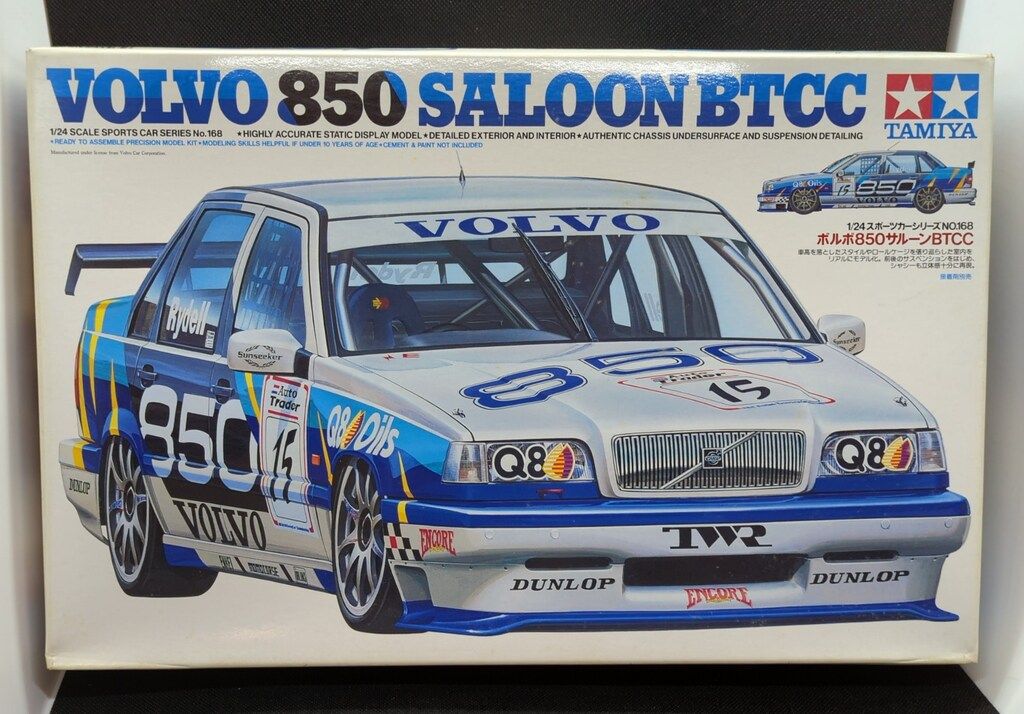 タミヤ 1/24スポーツカーシリーズNo.168 ボルボ850サルーンBTCC