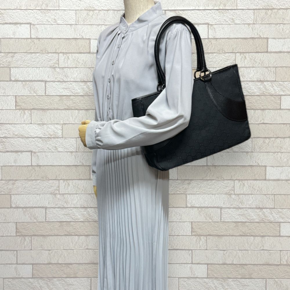 GG柄 GUCCI グッチ キャンバストートバッグ 113011 ブラウン