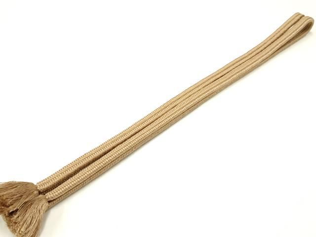 【卸値市場】 平和屋着物 上 有職組紐道明 帯締め 冠組 赤白橡色 宮内庁御用 国立博物館御用 東京芸術大学御用 AABA9954ay