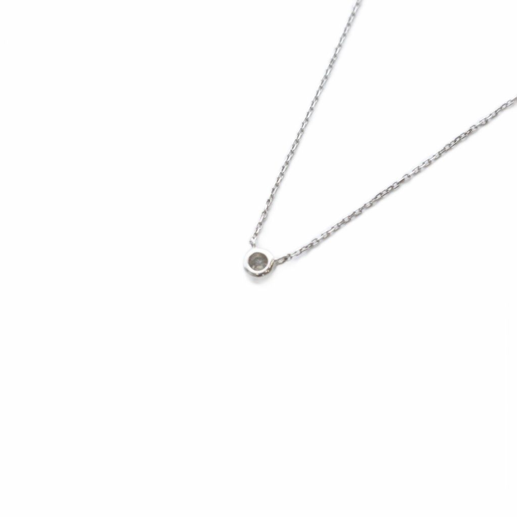 ete PT900/850 ダイヤモンド ネックレス「ブライト」 ete PT900/850