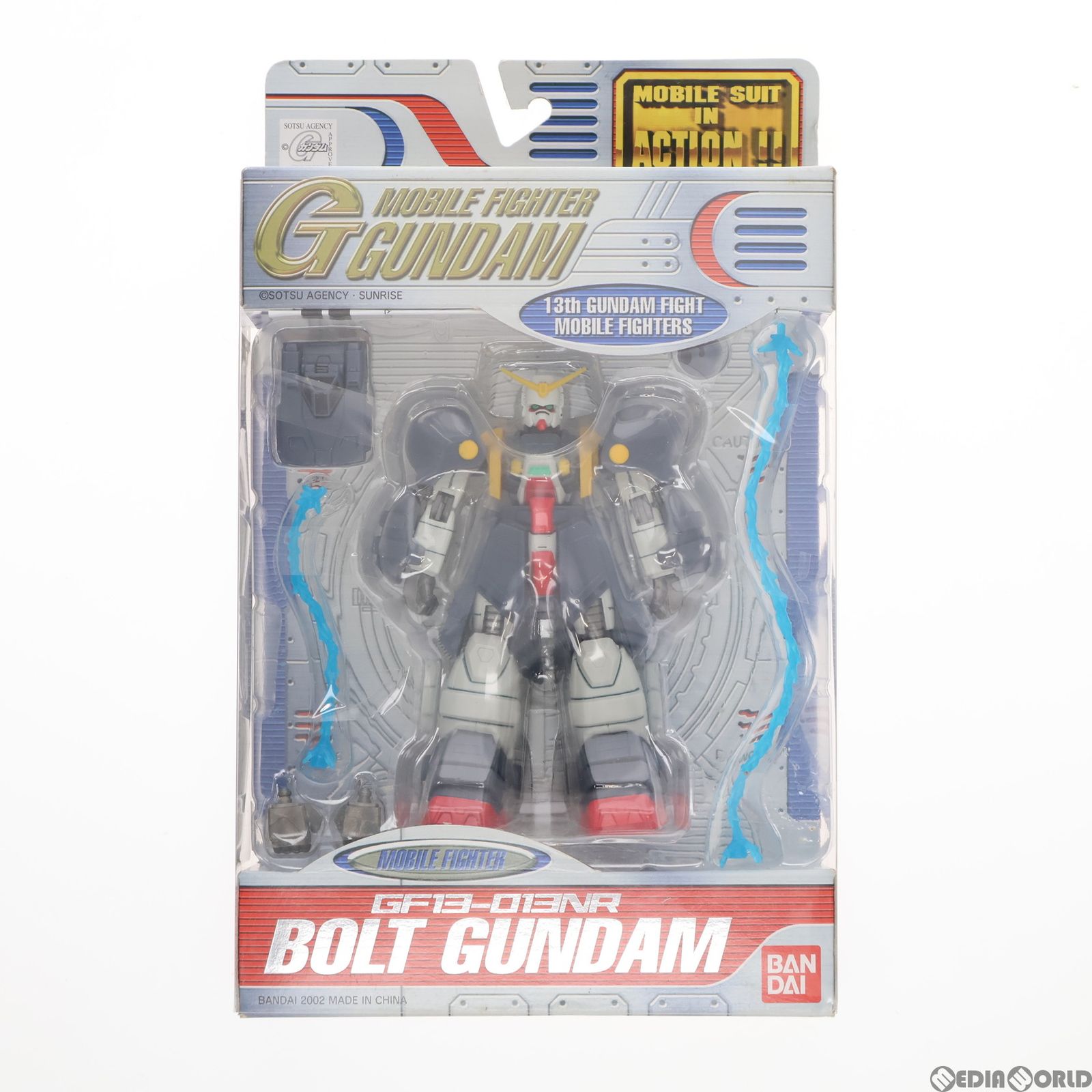 MS IN ACTION!!(モビルスーツ・イン・アクション) GF13-013NR ボルトガンダム 機動武闘伝Gガンダム 完成品 可動フィギュア バンダイ