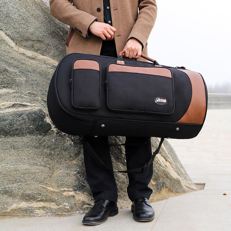 楽器ケース収納鞄 ポータブル 楽器ケース ユーフォニアムバッグ金管楽器リュックサック ソフトケース 管楽器ケース 持ち運び便利 楽器 収納
