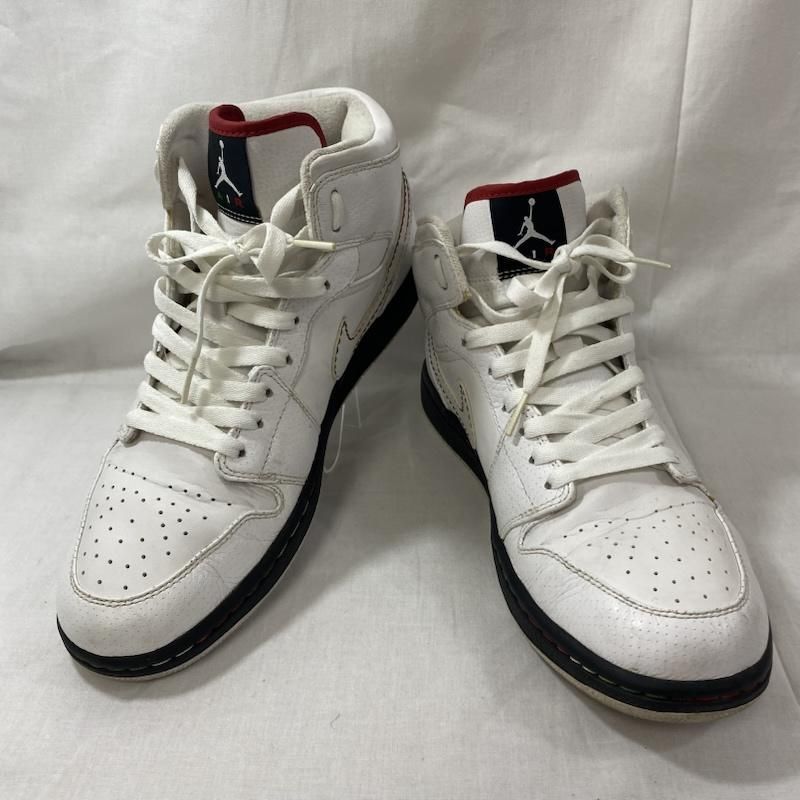 AIR JORDAN エアジョーダン スニーカー 136065-107 NIKE AIR JORDAN 1 RETRO WHITE/CINCO DE MAYO US10 / 28cm