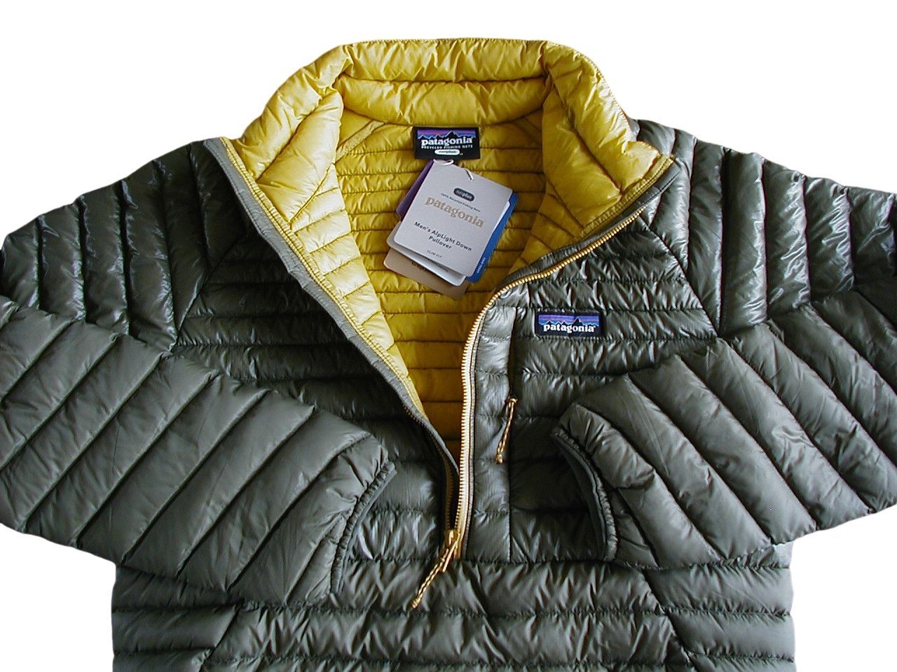 送料込 S パタゴニア M’s アルプライト ダウン プルオーバー patagonia Basin Green BSNG