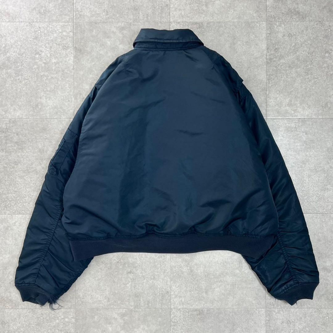 希少 Schott USA製 フライトジャケット CWU-R ネイビー XXL - メルカリ