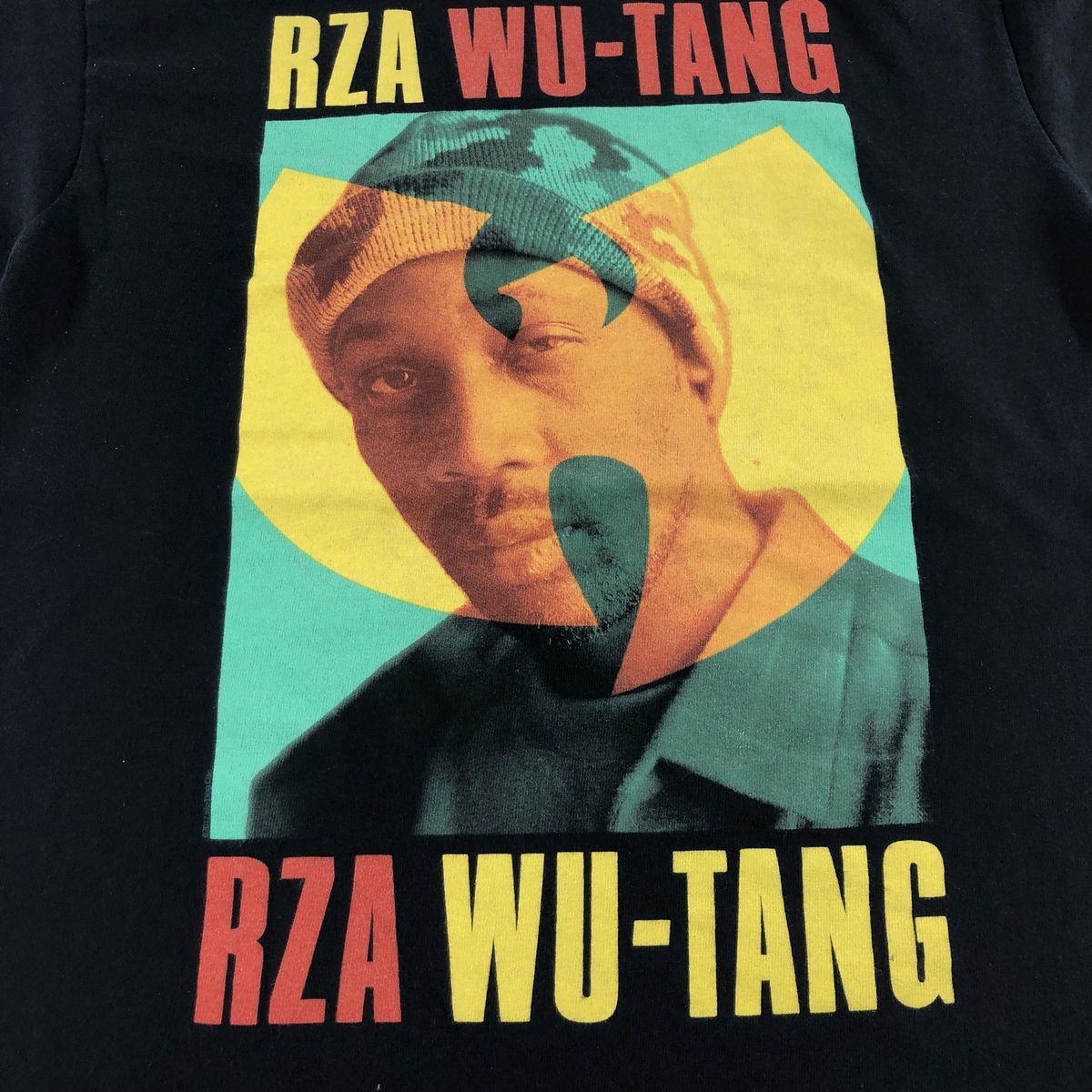 古着 WU TANG CLAN ウータンクラン RZA レザ ラップTシャツ ラップT 