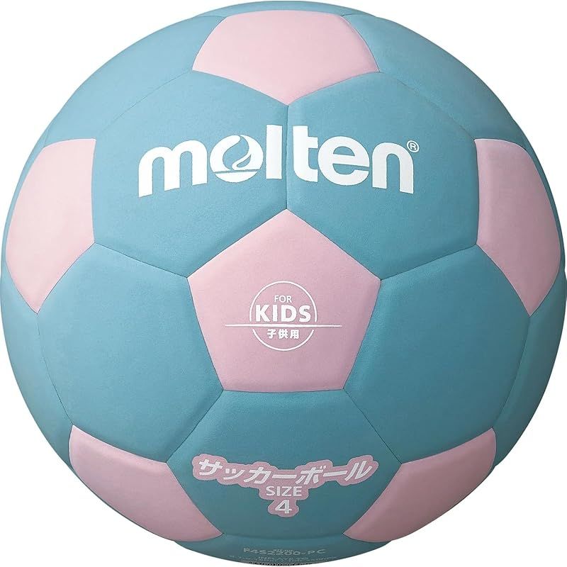 モルテン(molten) サッカーボール サッカー2200 軽量4号 ピンク×シアン F4S2200-PC