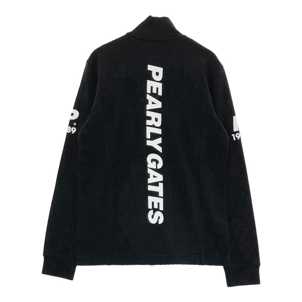 サイズ：4 PEARLY GATES パーリーゲイツ ジップジャケット ブラック系