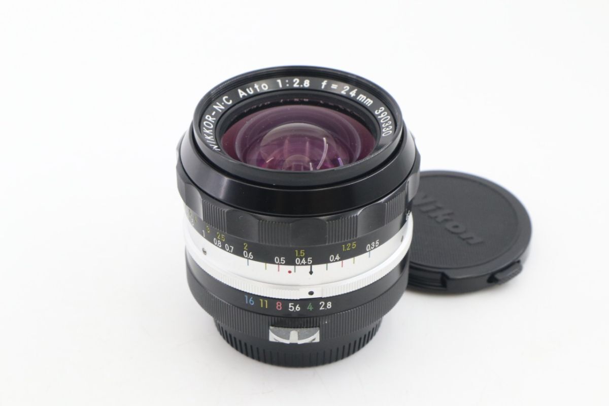 Nikon NIKKOR-N.C Auto 24mm F|2.8 非Ai ニコン MFレンズ f03495