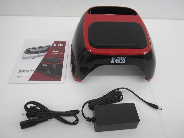 KUPA マニプロ MANIPro Glo LED|UVランプ GEL-MP-GLO ネイル コードレス 48W 家庭用美容器