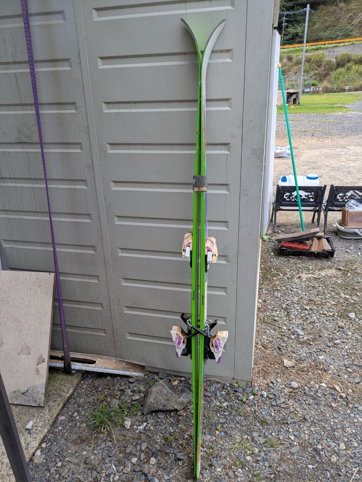 品 ミズノ製のビンテージスキー板