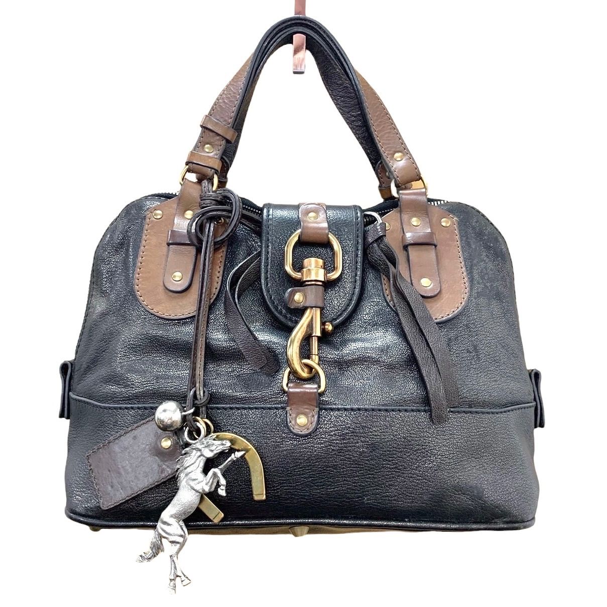 上美品⭐️Chloe クロエ】 Keralaケララ ハンドバッグ レザー ブラック 