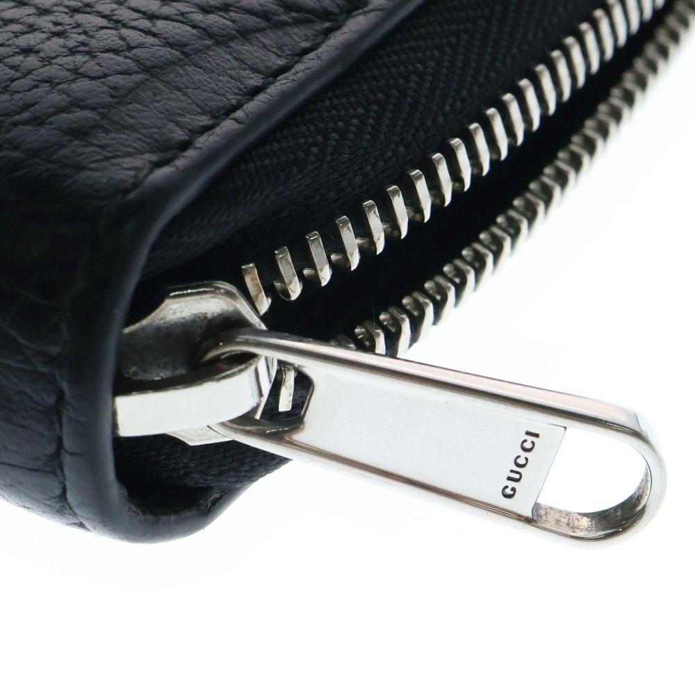 GUCCI (グッチ) ジャンボGG レザー ラウンドジップウォレット 長