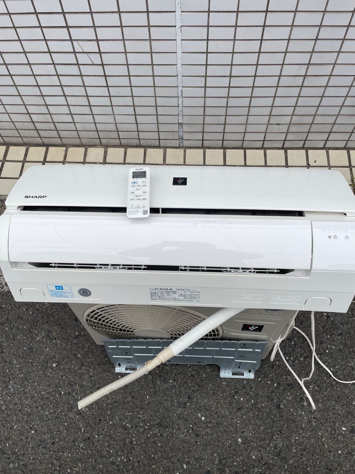 SHARP シャープ ルームエアコン AY-R22N-W 2023年製 - メルカリ