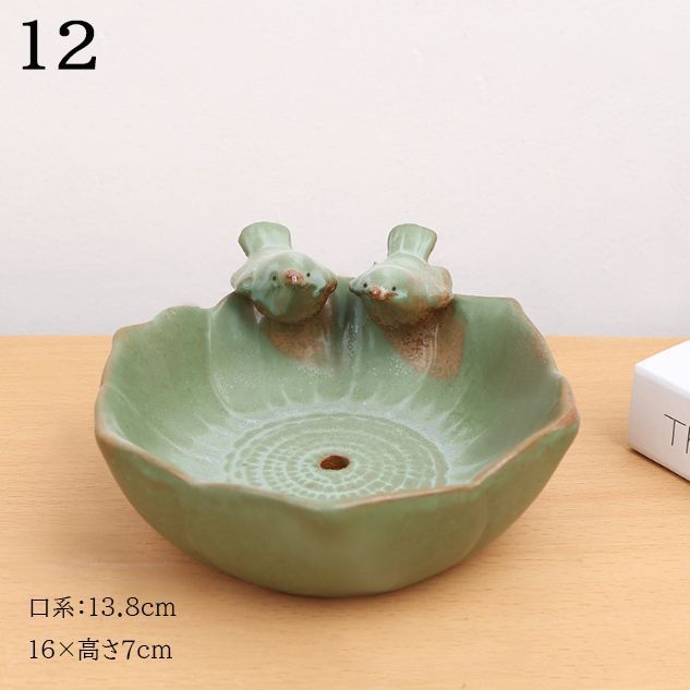 vase443 ★（予約販売の商品） 植木鉢 プランター カエル 小鳥 多肉ポット 盆栽鉢植え 植木鉢 花瓶 インテリア置物 サボテン鉢