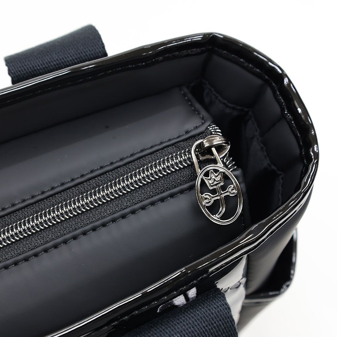 カステルバジャック モノグラム エナメル カートバッグ 40サイズ