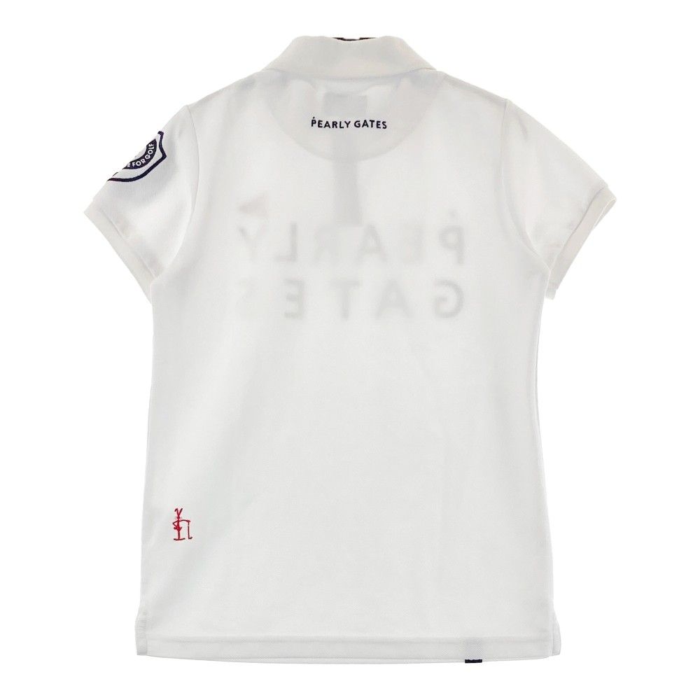PEARLY GATES ポロシャツ ホワイトサイズ0 サイズ：0 PEARLY GATES パーリーゲイツ 半袖ポロシャツ