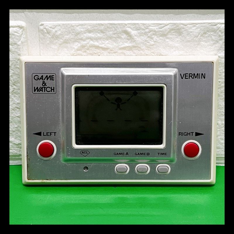 任天堂 ニンテンドー ゲームウォッチ バーミン VERMIN ゲームウォッチ『バーミン -2』中古販売｜任天堂LCDゲーム・携帯