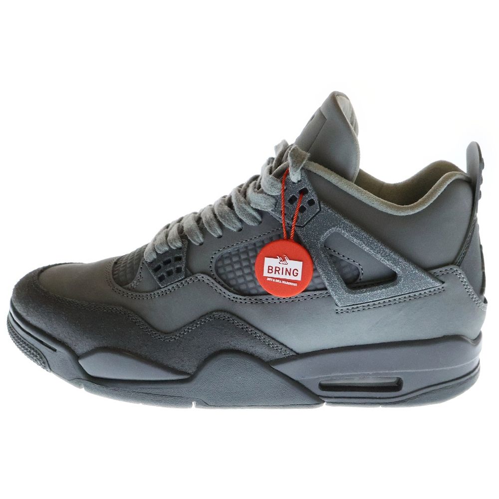 NIKE ナイキ AIR JORDAN4 RETRO SE エアジョーダン4 ウェットセメント ハイカットスニーカー グレー US9|27cm FQ7928-001