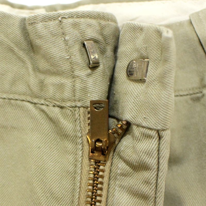70s USA製 vintage U.S.ARMY 軍チノ ミリタリーパンツ メンズ 表記36