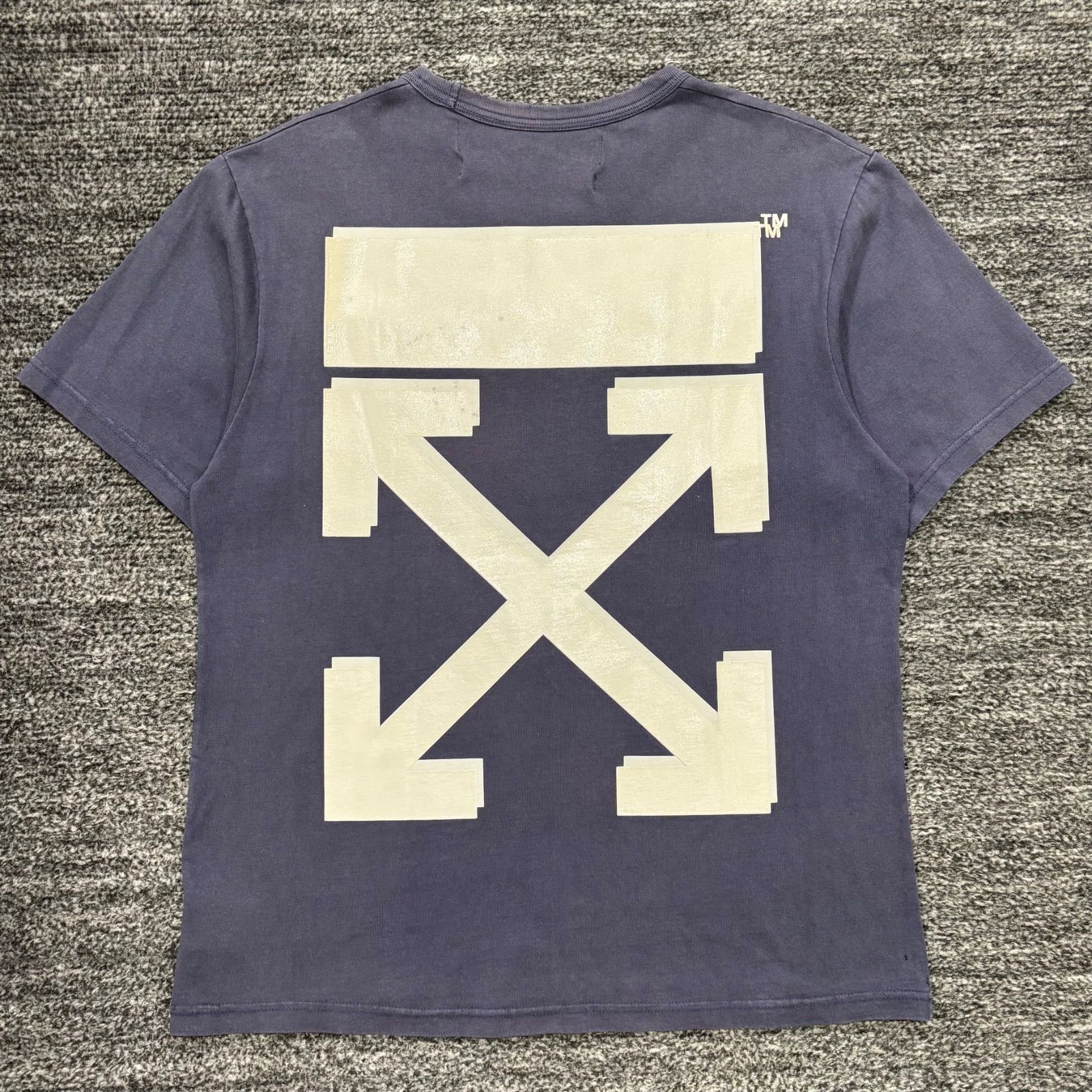 オフホワイト）OFF-WHITE チャンピオン Champion Tシャツ 半袖 Lサイズ