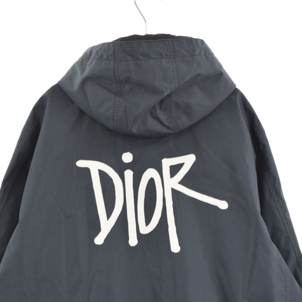 DIOR (ディオール) 20AW×Shawn Stussy Back Logo Hooded Coat 