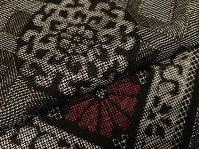 平和屋着物○本場大島紬 龍郷絣 本場大島紬 正絹 逸品 AAAY6303ph