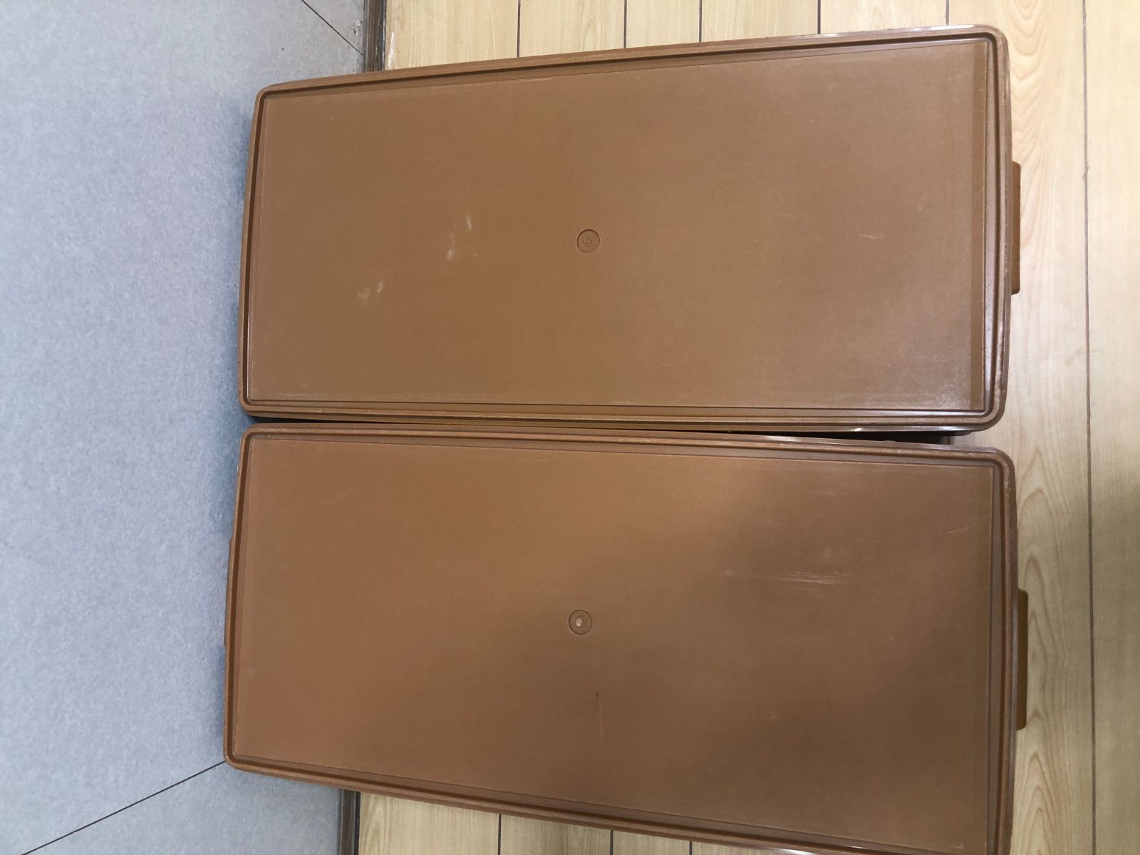 TUPPERWARE タッパーウェア　スーパーケース　ブラウン　75027-2- TUPPERWARE タッパーウェア スーパーケース ブラウン 75027-2-