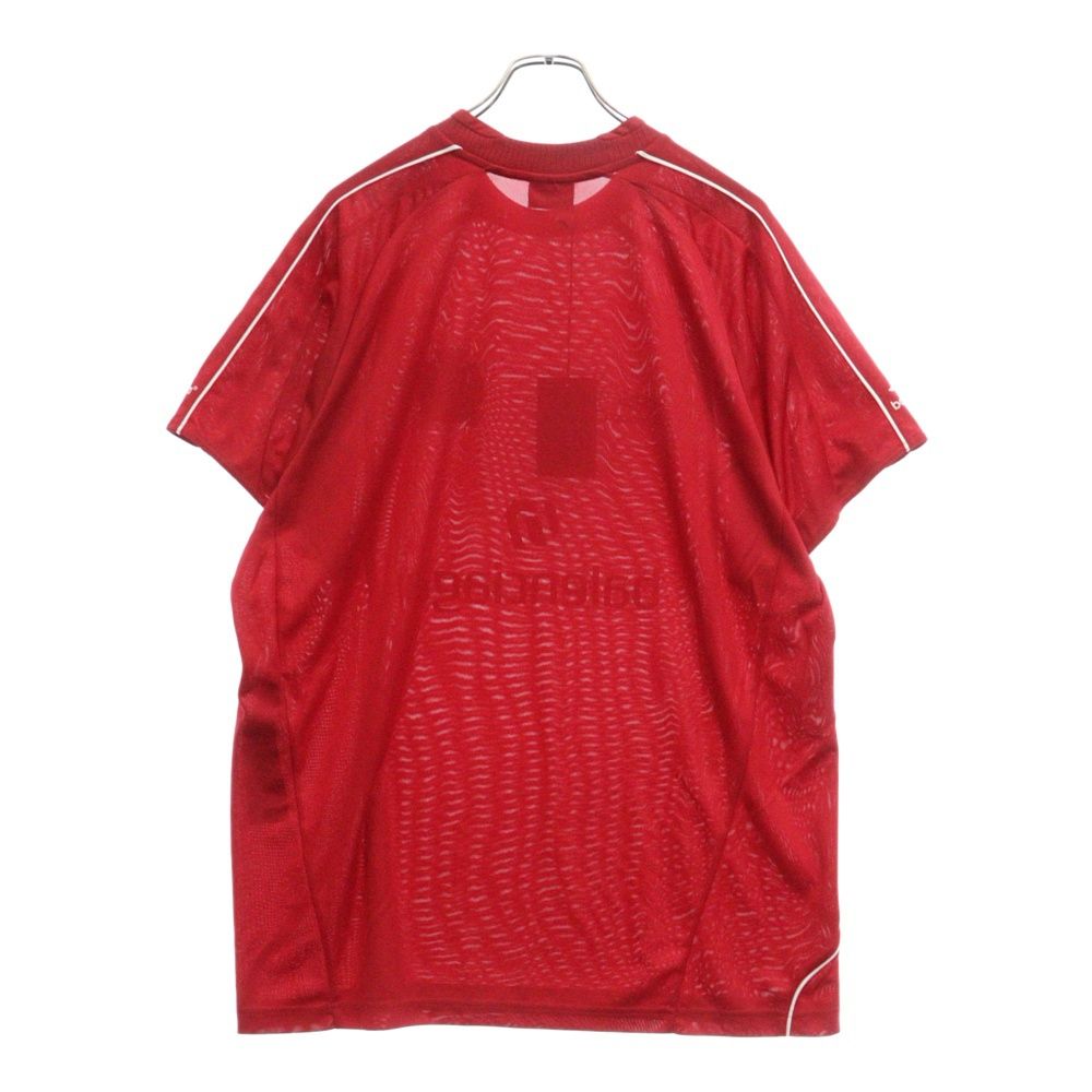 BALENCIAGA×adidas 23SS Soccer T-Shirt Redオーバーサイズ ゲーム