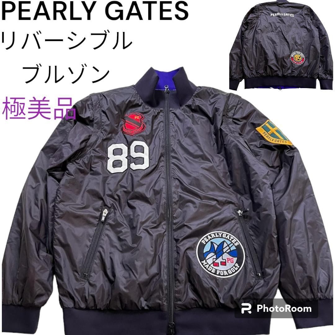 極美品 PEARLY GATES パーリゲイツ スニード ナイロンジャケット 2017年モデル スポーツ パーリーゲイツ スニードナイロンジャケット
