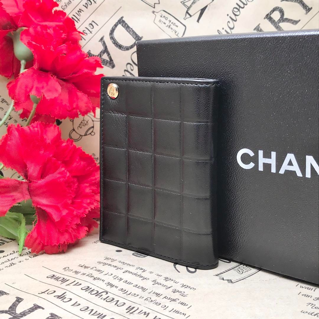 シャネル カードケース 定期 名刺入れ フィルム ココボタン レザー FV178