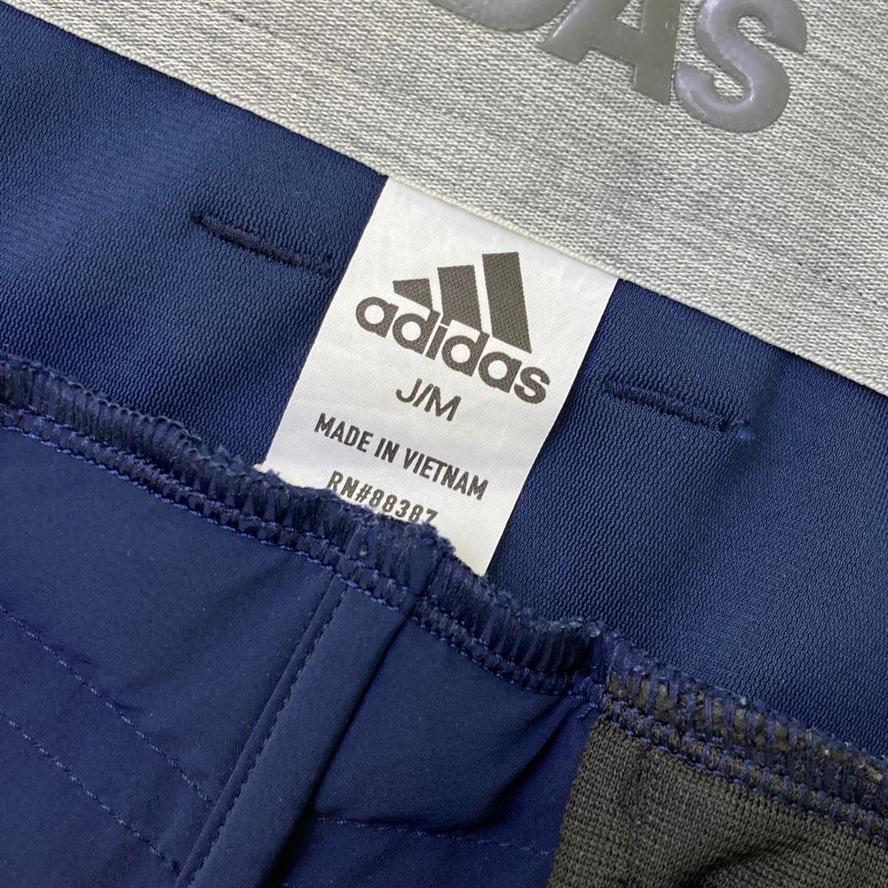 アディダスゴルフ★2way ジップアップ ジャケット 蓄熱裏起毛 M アディダス（adidas）ゴルフウェア C．R 保温キルトコンビ