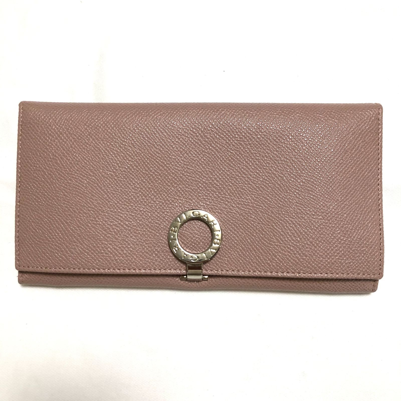 ⭐美品⭐ＢＶＬＧＡＲＩ レディース 長財布 パスケース付き ピンク系