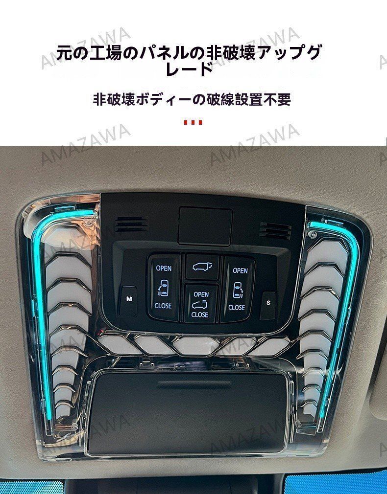 15-22年アルファード30系 ヴェルファイア ルームランプ読書灯