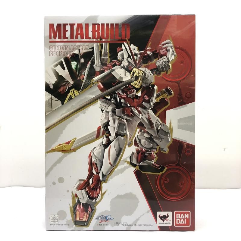 中古】未開封) METAL BUILD ガンダムアストレイレッドフレーム  